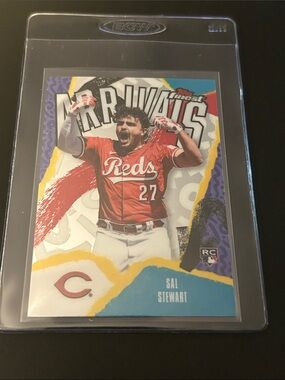 Sal Stewart Reds Rookie Card - Topps Arrivals
